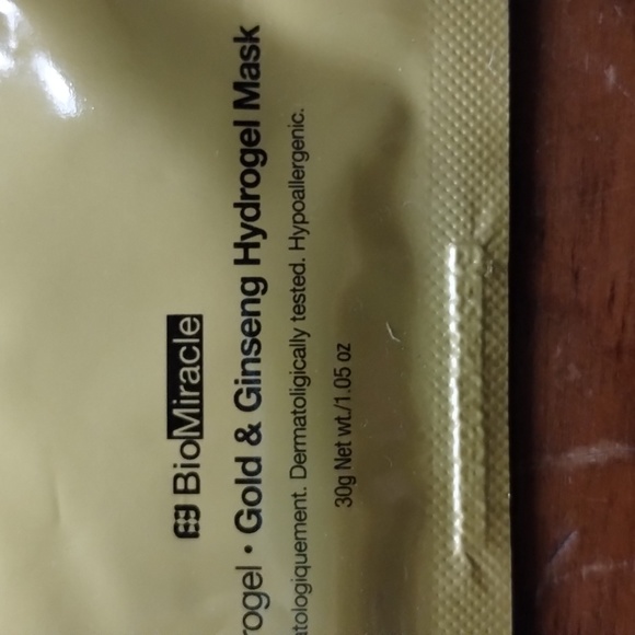 3ct BioMiracle Gold & Ginseng Hydrogel Mask nib - Picture 5 of 9